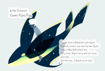 New Light Creature Concept - Cosmic Flying Fish